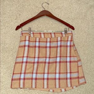 Plaid skirt